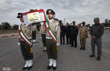 تشییع پیکر پاک شهید یحیی پقه در شهر گرگان