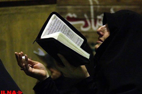 مراسم احیا شب 21ماه رمضان در کوه خضر نبی