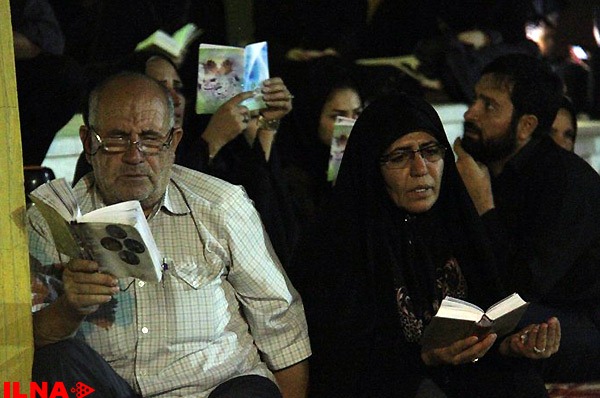 مراسم احیا شب 21ماه رمضان در کوه خضر نبی