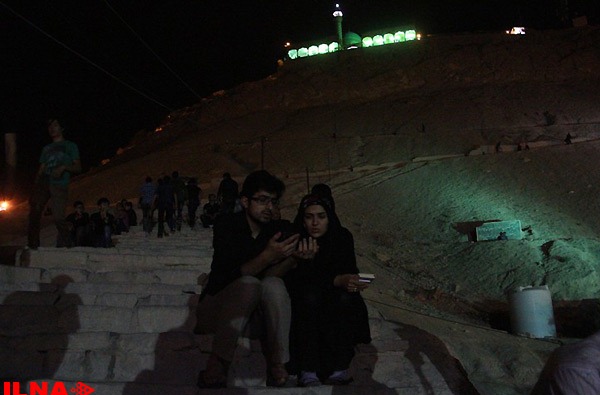 مراسم احیا شب 21ماه رمضان در کوه خضر نبی