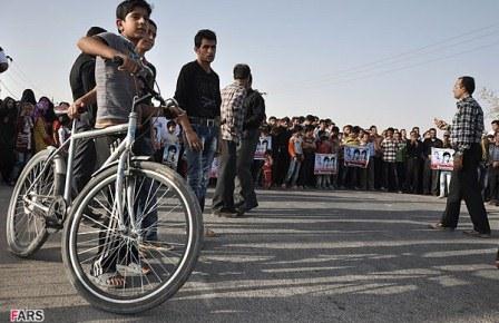 تشییع و خاکسپاری سه شهید دفاع مقدس در گتوند