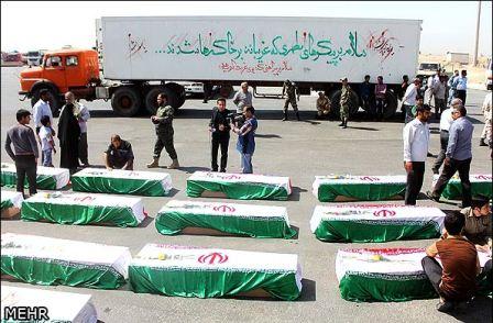 تبادل شهدای دفاع مقدس در مرز شلمچه