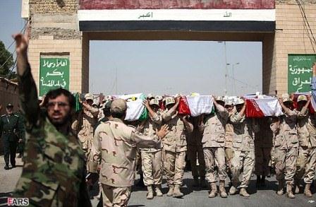 تبادل شهدای دفاع مقدس در مرز شلمچه