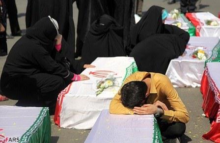 تبادل شهدای دفاع مقدس در مرز شلمچه