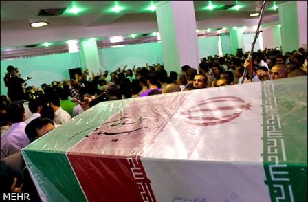 استقبال و تشییع شهدای گمنام در شهر کرمان