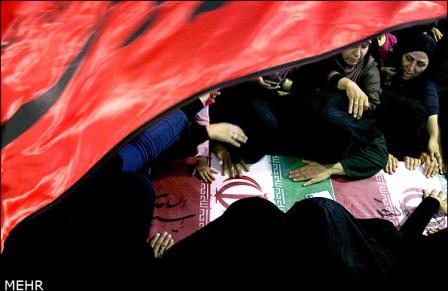 استقبال و تشییع شهدای گمنام در شهر کرمان