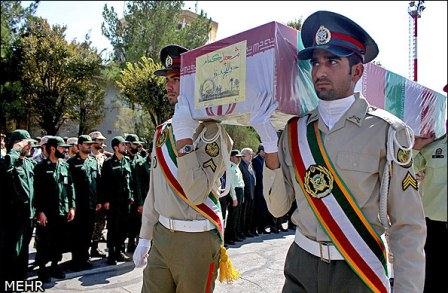 استقبال و تشییع شهدای گمنام در شهر کرمان