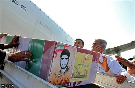 استقبال و تشییع شهدای گمنام در شهر کرمان