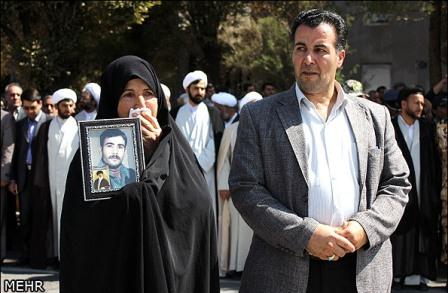 استقبال و تشییع شهدای گمنام در شهر کرمان