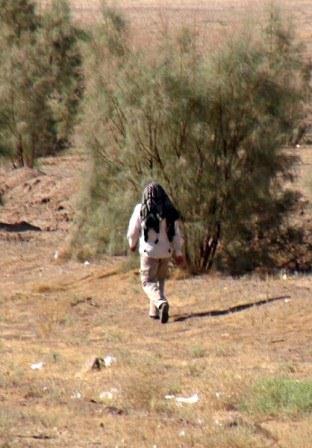 پیاده روی به طرف مرقد حضرت معصومه