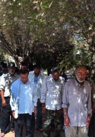 پیاده روی به طرف مرقد حضرت معصومه