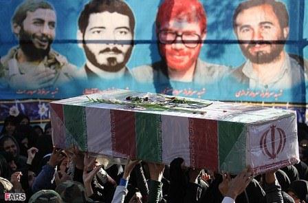 مراسم تشییع شهدای گمنام در شهر اصفهان