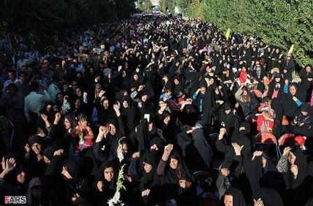 تشییع شهدای گمنام در شیراز