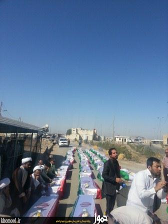 تبادل شهدای دفاع مقدس در مرز شلمچه