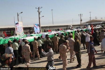 تبادل شهدای دفاع مقدس در مرز شلمچه