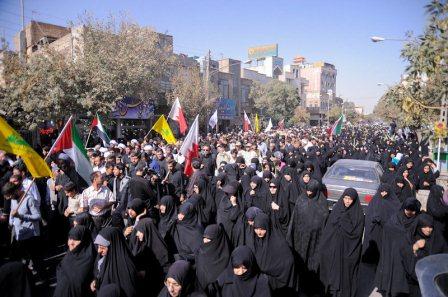 تشییع یک شهید گمنام در قم