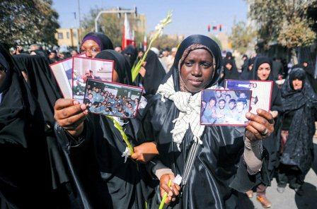 تشییع یک شهید گمنام در قم