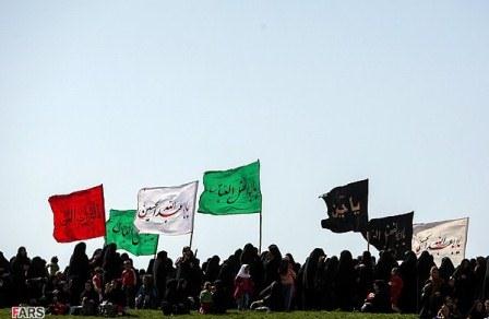 تشییع و خاکسپاری دو شهید گمنام در شهر اقبالیه قزوین