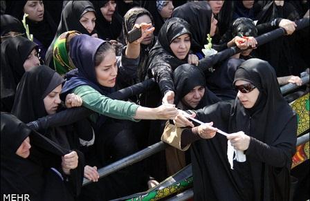 تشییع و خاکسپاری دو شهید گمنام در بوستان پرواز تهران