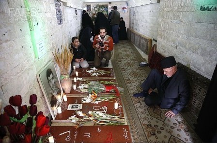 حضور خانواده شهید ابوطالبی در کهف الشهدا