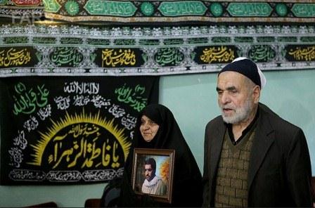 احراز هویت شهید محمد منتظری در معراج الشهدا با حضور خانواده شهید