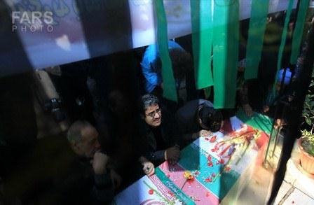 تشییع و خاکسپاری دو شهید گمنام در دانشکده فنی دختران ولی عصر(عج)