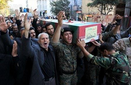 تشییع و خاکسپاری دو شهید گمنام در دانشکده فنی دختران ولی عصر(عج)