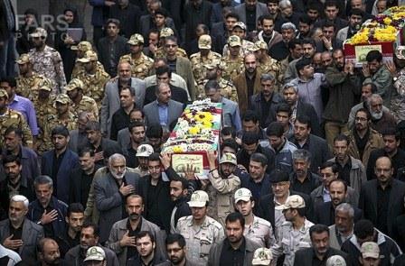 تشییع شهدای گمنام در گرگان(1)