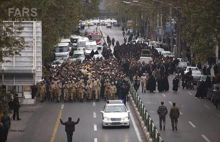 تشییع شهدای گمنام در گرگان(1)