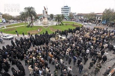 تشییع شهدای گمنام در گرگان(1)