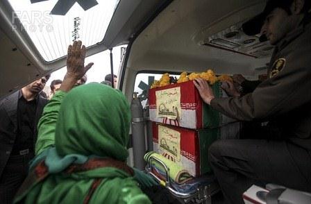 تشییع شهدای گمنام در گرگان(1)