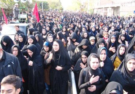 مراسم تشییع شهدای گمنام در گالیکش