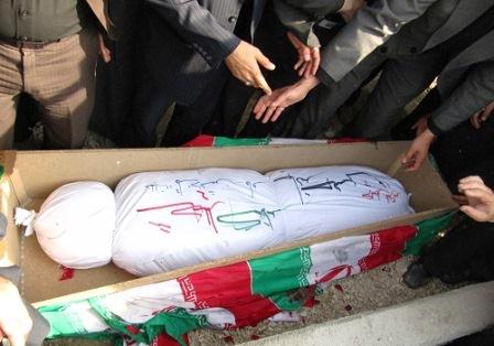 مراسم تشییع شهدای گمنام در گالیکش