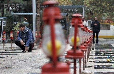 برگزاری مراسم غباروبی و عطر افشانی مزار شهدای گمنام بهشت زهرا(س)تهران