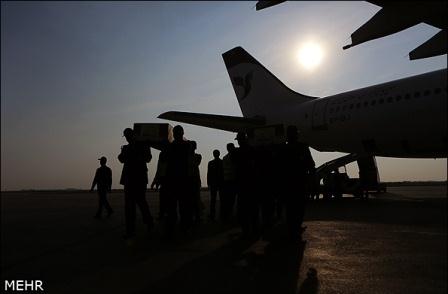 استقبال از دو شهید گمنام در بندر عباس