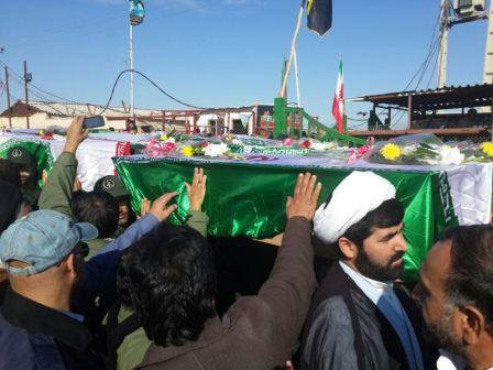 تبادل شهدای دفاع مقدس در مرز شلمچه