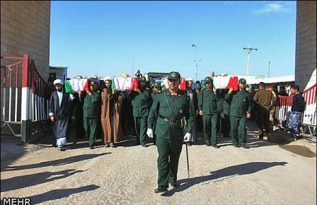 تبادل شهدای دفاع مقدس در مرز شلمچه