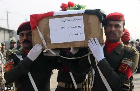 مراسم تبادل 26 شهید دوران دفاع مقدس در مرز شلمچه