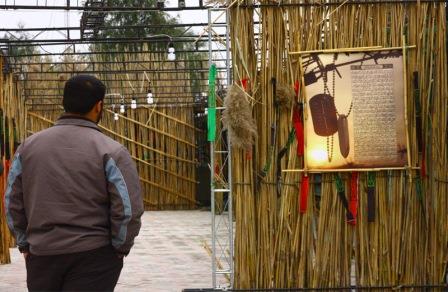 حضور کاروان راهیان نور در معراج شهدای اهواز