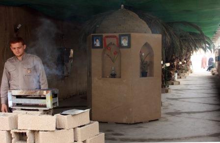 حضور کاروان راهیان نور در معراج شهدای اهواز