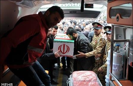 تشییع شهدای گمنام در استان گلستان