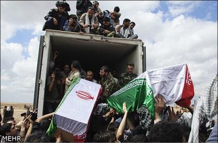 ورود پیکر 95 شهید دوران دفاع مقدس