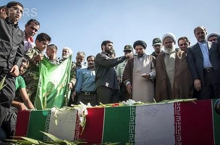 تشییع شهدای گمنام در شهر جدید پردیس