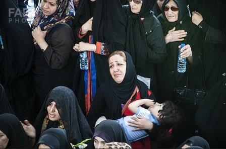 تشییع شهدای گمنام در شهر جدید پردیس