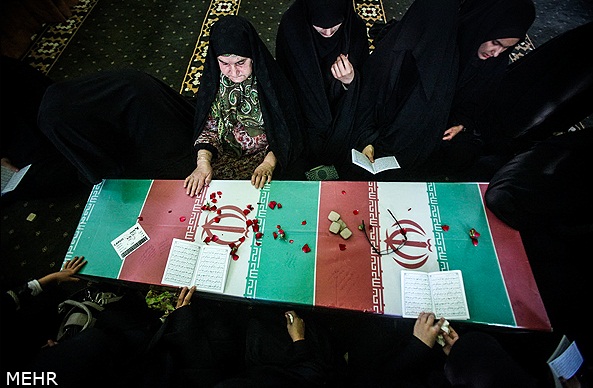 آئین استقبال از شهدای در شیراز