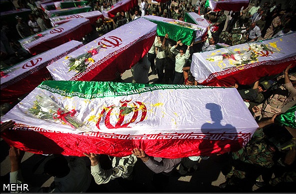 تبادل شهدای دفاع مقدس در مرز شلمچه