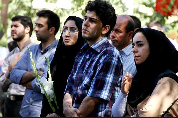 مراسم استقبال از شهید سلمانی کردآبادی در دانشگاه امیر کبیر