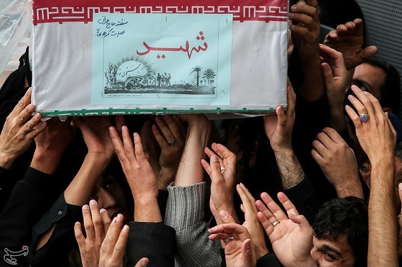 تشییع شهدای گمنام در روز عاشورا