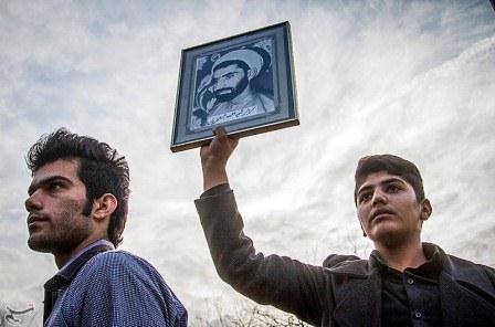 تشییع دو شهید گمنام در شهر ایذه