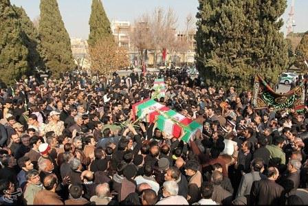 تشییع پنج شهید گمنام در اصفهان